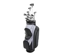 Wilson Clubs de Golf, Jeu Complet Player Fit, Sac de Golf Chariot Inclus, Graphite, pour Femmes