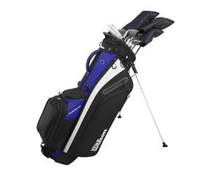 Wilson Clubs de Golf, Jeu Complet Player Fit, Trépied de Golf Inclus, en Acier, pour Hommes