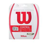 Wilson Cordages de Raquettes, Sensation Control, Rouleau de 12,2 mètres, Couleur Neutre, 1,30 mm, Unisexe, WRZ941200