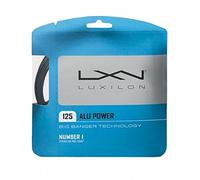 WILSON Cordages pour Raquette Luxilon, Alu Power 125, Rouleau de 220 mètres, Couleur Argent, 1,25 mm, Unisexe, WRZ990100SI