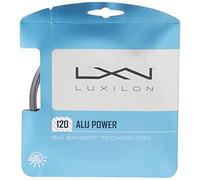 WILSON Cordages pour Raquette Luxilon, Alu Power Feel, Rouleau de 12,2 mètres, Couleur Argent, 1,20 mm, Unisexe, WRZ998800