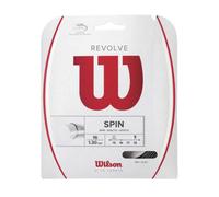 Wilson Cordage de raquette Revolve 16 - 1,30 mm - Rouleau 12,2 m - Noir
