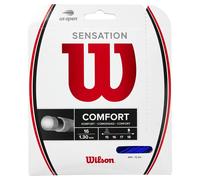 Wilson Corde de raquette de tennis Sensation 16 - 1,30 mm - 12 m - Bleu