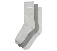WILSON Crew Logo Sock Lot de 3 Chaussettes, Multi, L Mixte