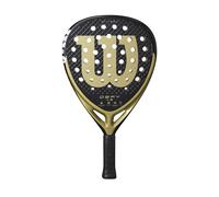 Wilson Raquette de padel Defy LS V1 – Cadre léger, effet dynamique – Noir/Or Taille 2