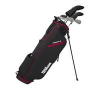 Wilson Demi-Set Profile Hommes GRA Ensemble, Rouge/Noir/Argent, Standard