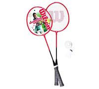 Wilson Kit de badminton V2 2 pièces Adulte Unisexe Rouge/Jaune G4 (3)