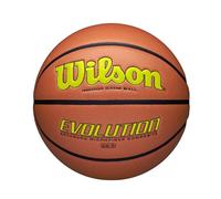 Wilson Evolution Indoor Game Basketball, Intermediate (28.5") - Yellow