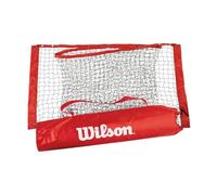 Wilson EZ Replacement 20', Filet de Tennis, Installation Rapide et Facile, Construction Portable, Idéal pour Les Débutants, Couleur : Rouge