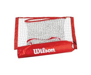 Wilson EZ Replacement 20', Filet de Tennis, Installation Rapide et Facile, Construction Portable, Idéal pour les Débutants, Couleur : Rouge