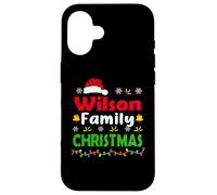 Wilson Family Christmas Matching Personalised Funny Xmas Coque pour iPhone 16