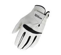 Wilson Gant de golf Feel Plus Cuir, adhérence améliorée, contrôle transpiration Blanc XL main gauche