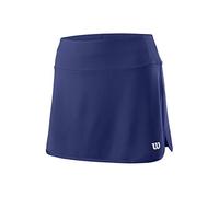 Wilson Femme Jupe de Tennis, W TEAM 12.5 SKIRT, Polyester/Spandex, Bleu (Blue Depths), Taille XS, WRA766203