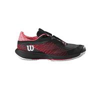 Wilson Femme KAOS Swift 1.5 Clay Sneaker, Black/Phantom/Diva Pink, 38 2/3 EU
