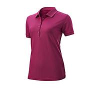Wilson Femme, Polo de Sport, AUTHENTIC POLO, Polyester, Lila, Taille S, WGA700626