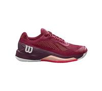 Wilson Femme Rush Pro 4.0 Sneaker, Beet Red/White/Tropical Peach, 35 2/3 EU