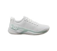 Wilson Femme Rush Pro 4.5 Tennis Shoe, White/Surf Spray/Tofu, 39 1/3 EU