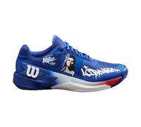WILSON Femmes Rush Pro 4.0 Hope Paris Clay Chaussures De Tennis Chaussure Terre Battue Bleu - Blanc 38