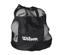 Wilson, Filet de ballons universel, Convient à tous les sports, Noir, Ouverture avec cordon de serrage, WTH1816