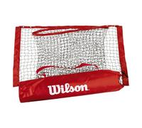 Wilson EZ Replacement 20', Filet de Tennis, Installation Rapide et Facile, Construction Portable, Idéal pour Les Débutants, Couleur : Rouge