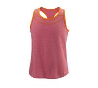 Wilson Fille Débardeur, COMPETITION TANK II, Polyester/Coton, Rouge/Orange (Granita/Sunrise Orange), Taille L, WRA797901LG