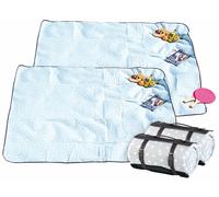 Wilson Gabor 2 couvertures de pique-nique - 200 x 175 cm - Avec pois