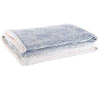 Wilson Gabor Couverture avec fausse peau d'agneau - Jacquard floral