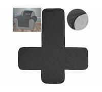 Wilson Gabor Housse de protection réversible pour fauteuil, coloris gris/noir