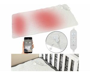 Wilson Gabor Sur-matelas chauffant connecté 160 x 80 cm avec 2 zones de température