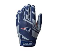 Wilson Gants NFL Team Super Grip – Taille unique pour adolescents – Silicone/Lycra-Stretch