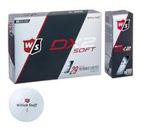 Wilson Golf Dx 12 Balle de golf-Homme-Blanc-Taille unique