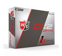 Wilson Golf Dx 12 Balle de golf-Homme-Rouge (Rouge Fluo)-Taille unique