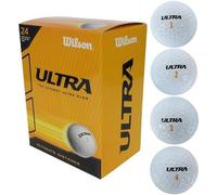Wilson Golf ULTRA ULTDIS Balles de golf, Homme, Blanc, Taille unique (Lot de 24)