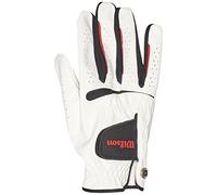 Wilson WGJA00065L Homme Gant de Golf, Taille L, Main Droite, MRH, Blanc, Feel Plus