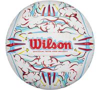 Wilson Ballon de volley Graffiti Peace VB New Blanc / Bleu
