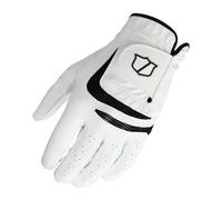 Wilson Gant de golf Grip Plus – Adhérence inégalée – Blanc/Noir XL (main droite)