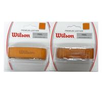 WILSON Grip Premium Leather Marrón 2u