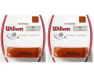 Wilson Grip Pro Performance de Rechange, Grip Souple, Fin et adhérent, Technologie Easy Wrap