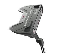 Wilson Harmonized X5 Putter, Couleur : Gris / Blanc / Rouge, Taille : 34" | Putter de golf à polymère micro-injecté et grip à couture, pour un roulement de précision sur le green