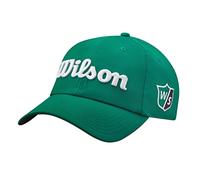 Wilson Homme Casquette de Golf, PRO TOUR, Polyester, Vert/Blanc, Taille Unique, WGH7000057