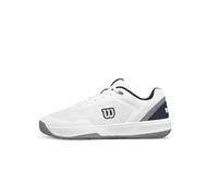 Wilson Homme Courtglide Men's Tennis Shoe Chaussure, White/Navy Blazer/Quarry, 42 EU Large
