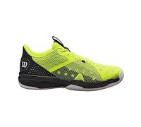 Wilson Homme Hurakn Team Padel Sneakers, Safety Yelllow/Black, 39 1/3 EU
