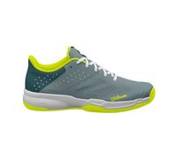 Wilson Homme KAOS Stroke 2.0 Tennis Shoe, Stormy Sea/Deep Teal/Safety Yellow, 46 EU
