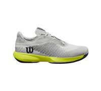Wilson Homme KAOS Swift 1.5 Clay Tennis Shoe, Pearl Blue/Black/Safety Yellow, 42 EU