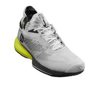 Wilson Homme Men's KAOS Rapide SFT Tennis Shoe Basket, Bleu nacré, Noir, Jaune de sécurité, 43 EU