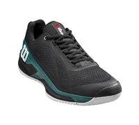 WILSON Homme Men's Rush Pro 4.0 Blade Basket, Noir Bleu Sarcelle foncé, 48 EU