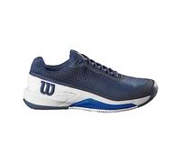 Wilson Homme Rush Pro 4.0 Clay Sneaker, Navy Blazer/White/Lapis Blue, 40 2/3 EU