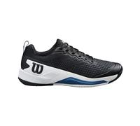 Wilson Homme Rush Pro 4.5 Tennis Shoe, Black/White/Ensign Blue, 43 1/3 EU