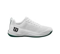 Wilson Homme Rush Pro 4.5 Tennis Shoe, White/White/Aventurine, 45 1/3 EU