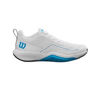 Wilson Homme Rush Pro Lite Chaussure de Tennis, White/Atomic Blue/Navy Blazer, 40 2/3 EU